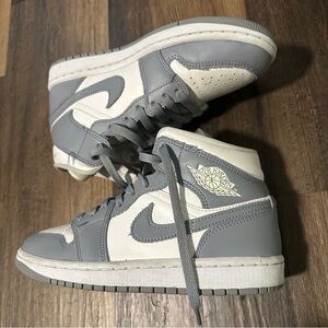 Nike Air Jordan Gray and White Sneakers Women’s